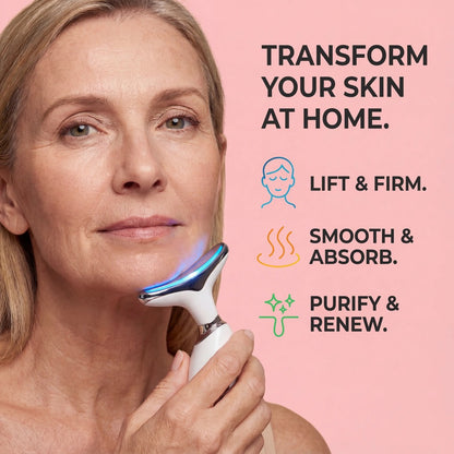 Aurora Skin™ 7‑in‑1 LED Facial Sculptor